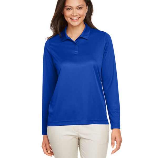 Ladies' Zone Performance Long Sleeve Polo Thumbnail