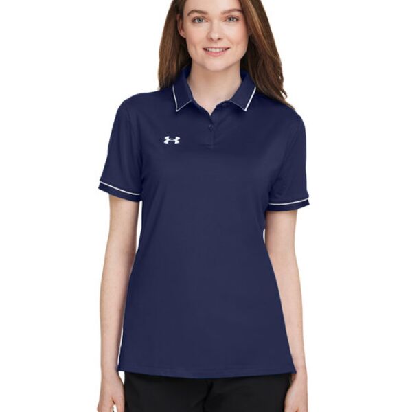 Ladies' Tipped Teams Performance Polo Thumbnail