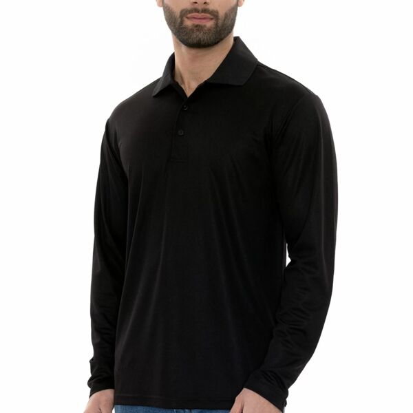 COAL HARBOUR® EVERYDAY SNAG RESISTANT LONG SLEEVE POLO Thumbnail