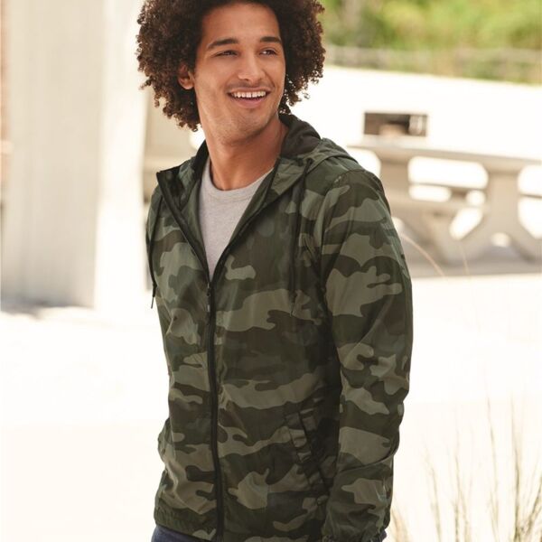 Lightweight Windbreaker Full-Zip Jacket Thumbnail