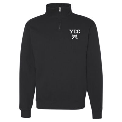 YCC - Nublend® Cadet Collar Quarter-Zip Sweatshirt Thumbnail