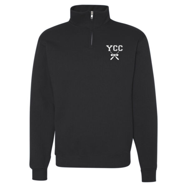 YCC - Nublend® Cadet Collar Quarter-Zip Sweatshirt Thumbnail