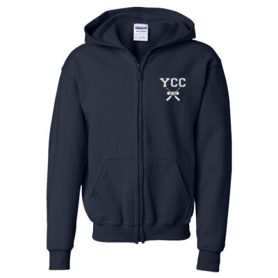 YCC - Heavy Blend™ Youth Full-Zip Hooded Sweatshirt Thumbnail